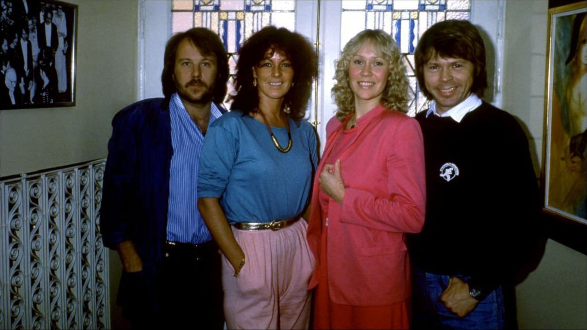 Benny Andersson, Anni-Frid Lyngstad, Agnetha Fältskog and Björn Ulvaeus of ABBA (Image via Oscar Abolafia/Getty Images)